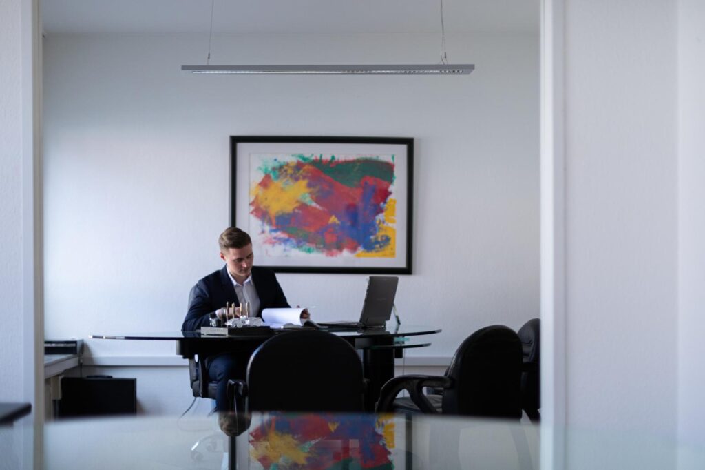 florian bei der arbeit
